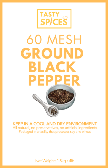 Black Ground Pepper 60 Mesh 4lb